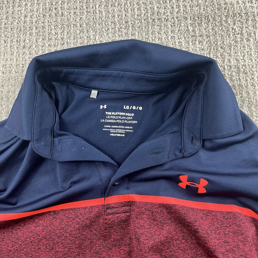 Lot of 6 Under Armour Golf Polo Shirts Men's Large Playoff Iso-Chill Performance - Picture 4 of 14